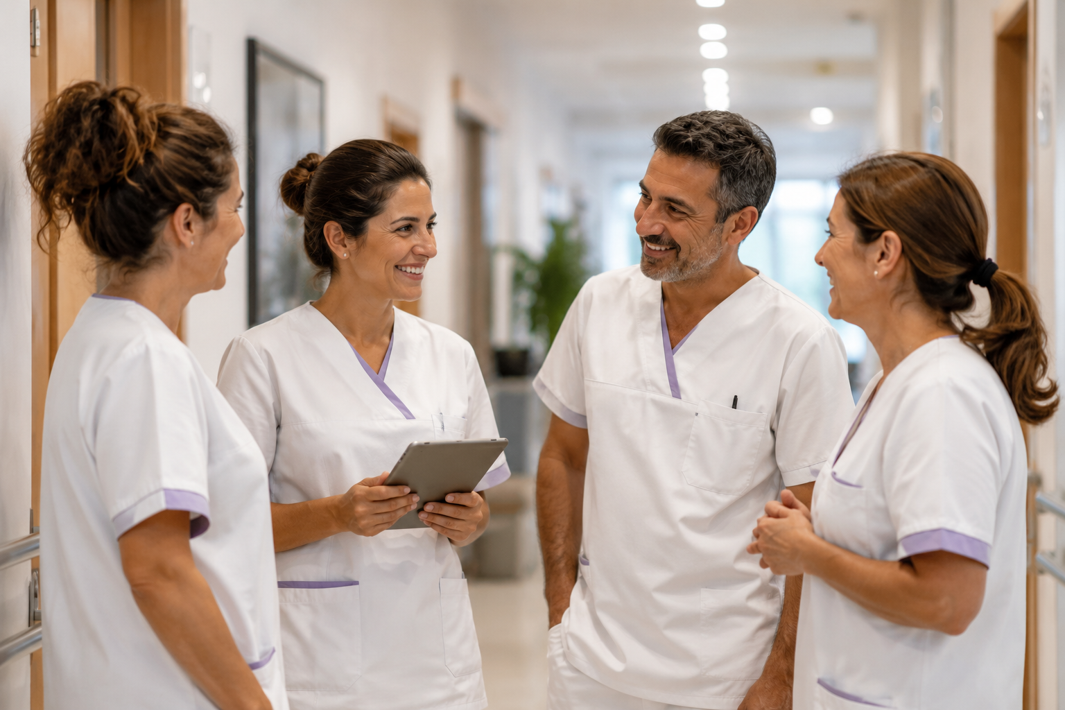 Equipo de profesionales de residencia